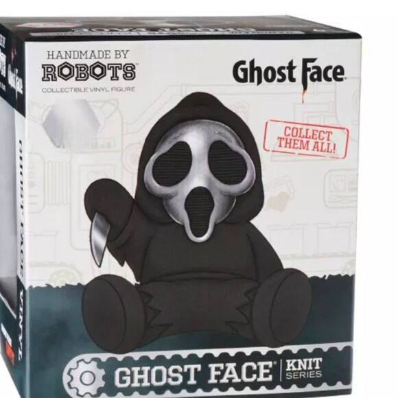 Homemade By Robots Ghost Face Scream 008 Knit Series Collectible - Picture 5 of 7